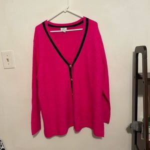 Crown and ivy pink cardigan